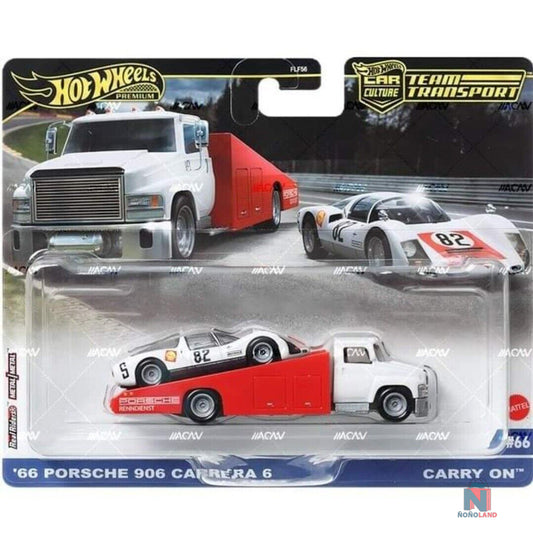 2024 HotWheels Team Transport '66 Porsche 906 Carrera 6 Carry On #66