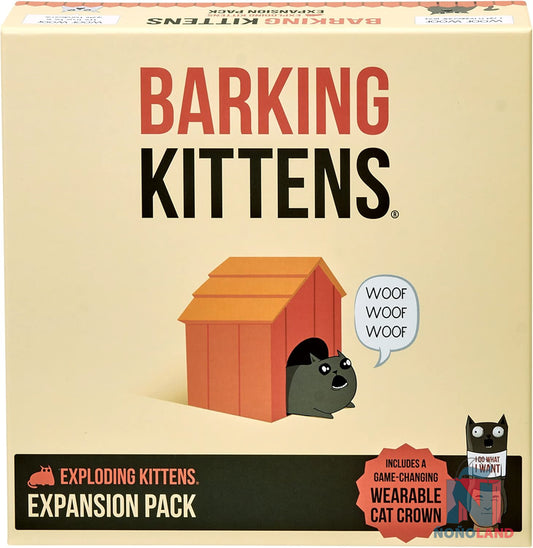 Barking Kittens Paquete de Expansion para Exploding Kittens (Idioma: Inglés)