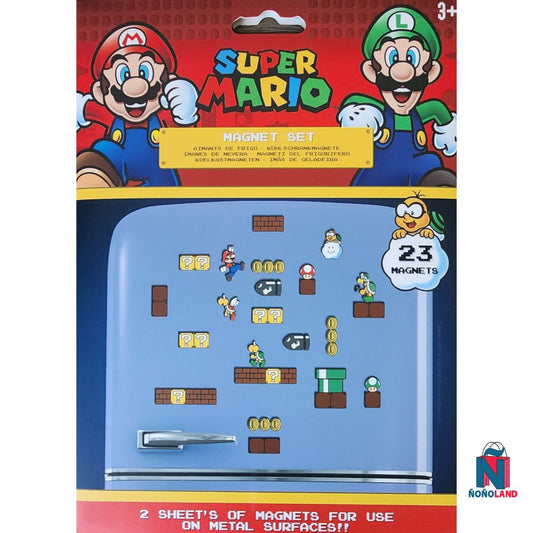 Magnetos para refrigeradora de Super Mario